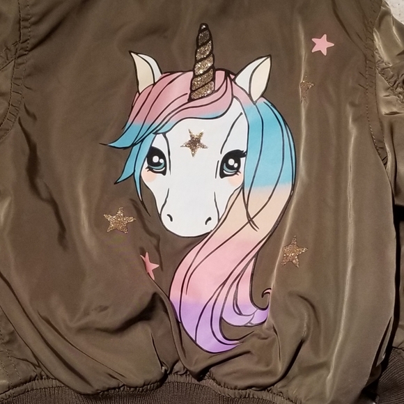 H&M Unicorn Bomber Jacket (Size 2-3 yrs) - Picture 8 of 8
